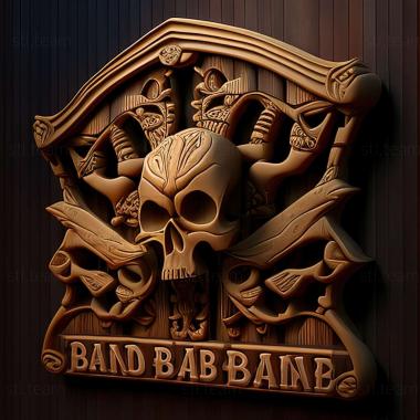 3D модель Bad To The Bone Garagaras Bone Club (STL)